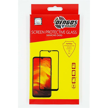 Защитное стекло Dengos for Samsung Galaxy A23 SM-A235 Black Full Glue (TGFG-203)