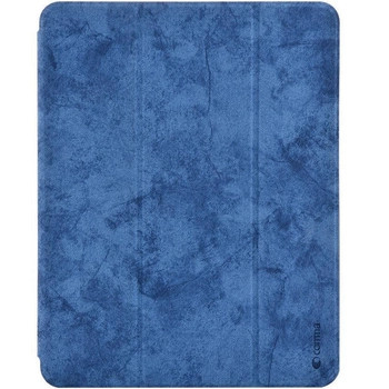 Обложка Comma for iPad 10.2 (2019-2021) Leather Case with Pen Holder Series (Blue)