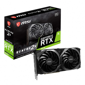 Відеокарта MSI GeForce RTX 3070 8GB GDDR6 VENTUS 2X OC LHR