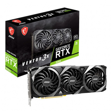 Видеокарта MSI GeForce RTX 3060 12GB GDDR6 VENTUS 3X