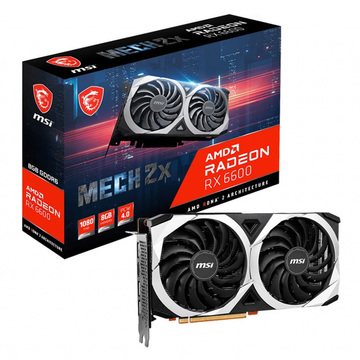 Видеокарта MSI Radeon RX 6600 8GB DDR6 MECH 2X