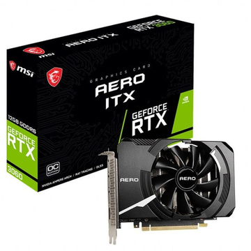 Видеокарта MSI GeForce RTX 3060 12GB GDDR6 AERO ITX OC