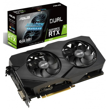 Видеокарта ASUS GeForce RTX2060 6GB GDDR6 DUAL EVO DUAL-RTX2060-6G-EVO