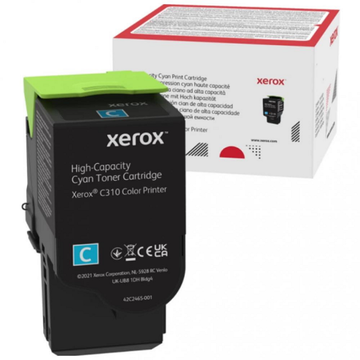 Тонер-картридж Xerox C310/C315 Cyan