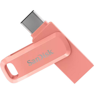 Флеш пам'ять USB SanDisk 128GB Type-C Dual Drive Go Peach (SDDDC3-128G-G46PC)