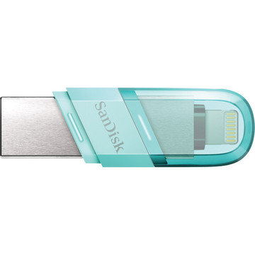 Флеш память USB SanDisk 128GB Lightning iXpand Flip Ice Mint (SDIX90N-128G-GN6NJ)