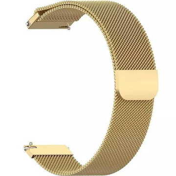 Ремешок для фитнес браслета BeCover Milanese Style for Xiaomi Amazfit Bip (20mm) Lite/Bip S Lite/GTR 42mm/GTS/TicWatch S2/TicWatch E/GTS 3/GTS 2 mini Gold (707682)