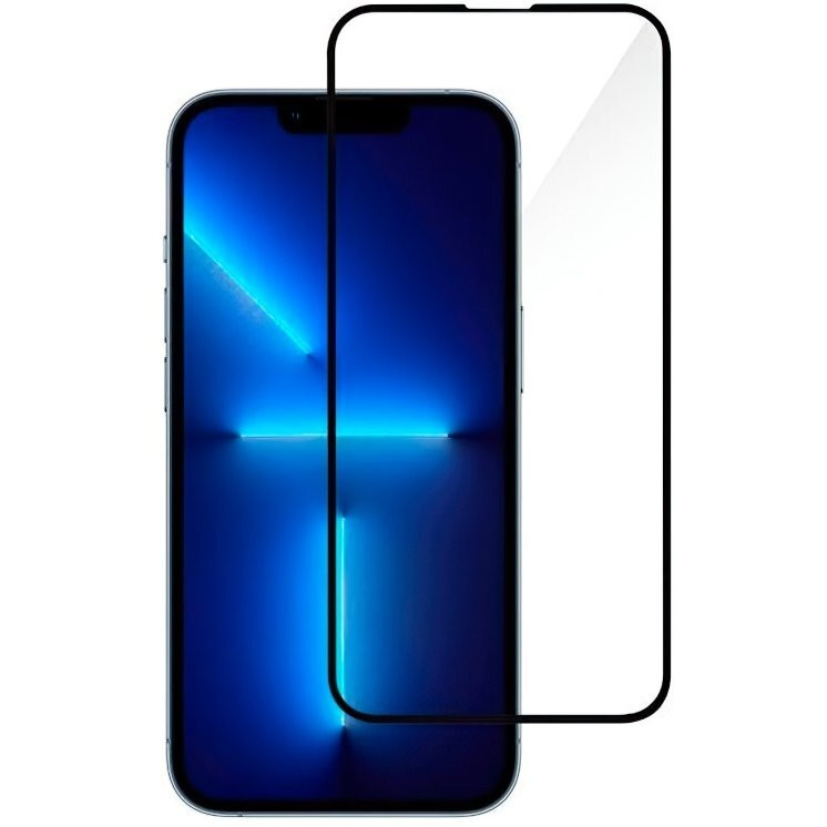 Защитное стекло 2E for iPhone 13 Pro Max 2.5D FCFG Black Border (2E-IP-13M-6.7-SMFCFG-BB)
