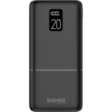 Зовнішній акумулятор Sigma X-Power SI20A2QL 20000mAh Black (4827798423813)