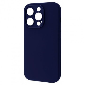 Чехол-накладка Baseus for iPhone 14 PRO Liquid Silica Gel with Magsafe + glass (Blue)