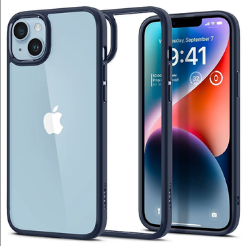 Чохол-накладка Spigen Apple iPhone 14 Ultra Hybrid, Navy Blue (ACS05045)