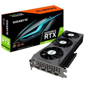 Відеокарта GIGABYTE Nvidia GeForce RTX 3070 EAGLE OC 8G rev.2.0 LHR