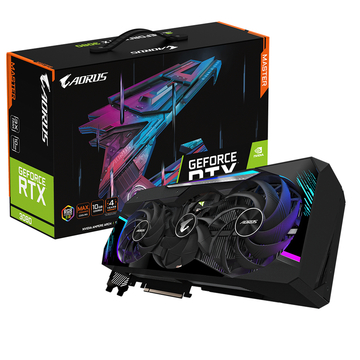 Видеокарта GIGABYTE Nvidia GeForce GV-N3080AORUS M-10GD rev.3.0 LHR