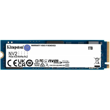SSD накопичувач Kingston 1TB NV2 M.2 2280 PCIe Gen4.0 x4 (SNV2S/1000G)
