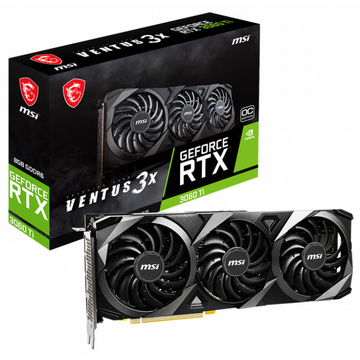 Видеокарта MSI Nvidia GeForce RTX 3060 Ti VENTUS 3X 8G OC LHR