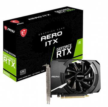 Видеокарта MSI Nvidia GeForce RTX 3060 AERO ITX OC 12GB