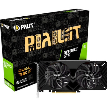 Відеокарта Palit Nvidia GeForce GTX 1660 Ti Dual OC 6GB GDDR6 (NE6166TS18J9-1160C)