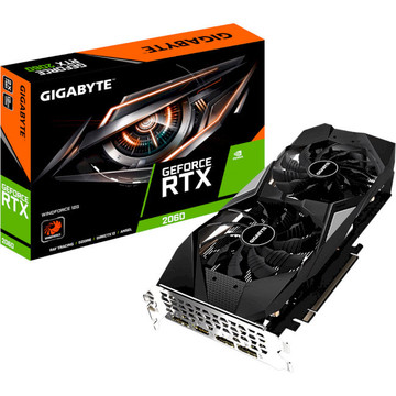 Видеокарта GIGABYTE Nvidia GeForce RTX2060 WINDFORCE 12G (GV-N2060WF2-12GD)