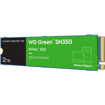 SSD накопитель Western Digital 2TB PCIe 3.0 Green SN350 (WDS200T3G0C)