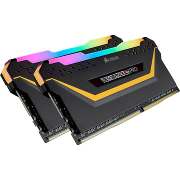 Оперативная память Corsair 2x8GB RGB Pro Black (CMW16GX4M2C3200C16-TUF)