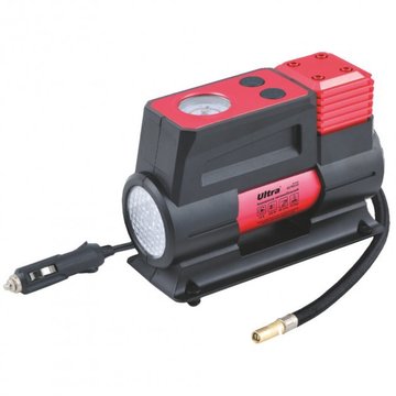 Автокомпресор Ultra 12В 180Вт 12А 40л/мин 10бар с фонар (6170112)