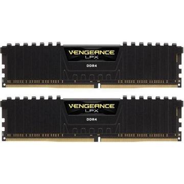 Оперативна пам'ять Corsair 16GB (2x8GB) Black DDR4 3600MHz Vengeance LPX (CMK16GX4M2D3600C18)