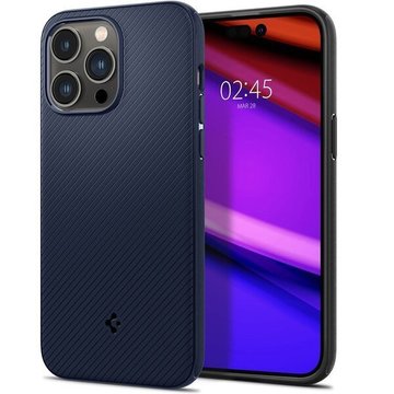 Чехол-накладка Spigen for Apple Iphone 14 Pro Mag Armor MagFit Navy Blue