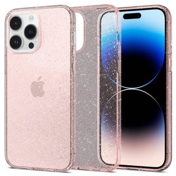 Чехол-накладка Spigen for Apple Iphone 14 Pro Liquid Crystal Glitter Rose Quartz
