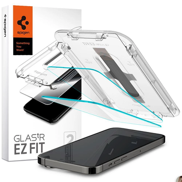 Защитное стекло Spigen for Apple Iphone 14 Pro Max Glas tR EZ Fit (2 Pack) Clear