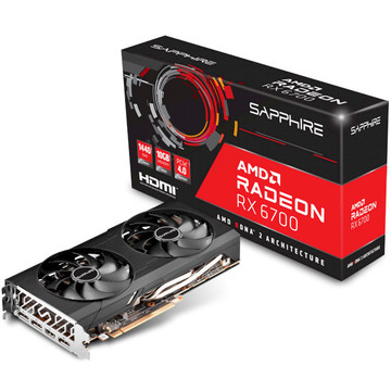 Відеокарта Sapphire Radeon RX 6700 GAMING OC 10GB GDDR6 SMALL (11321-03-20G)