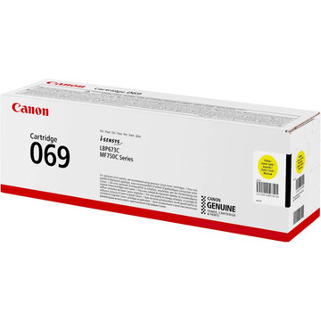 Тонер-картридж Canon 069H MF752Cdw/MF754Cdw/LBP673Cdw Yellow