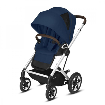 Детская коляска Cybex Talos S Lux SLV Навый Blue Навый Blue с бампером (520001479)