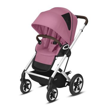 Детская коляска Cybex Talos S Lux SLV Magnolia Pink (с бампером) (520001485)