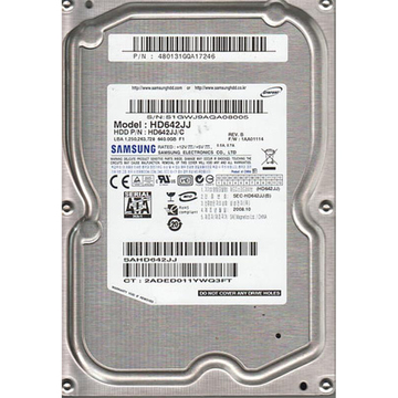 Жесткий диск Samsung HDD SATA 640GB 7200rpm 16MB (HD642JJ)