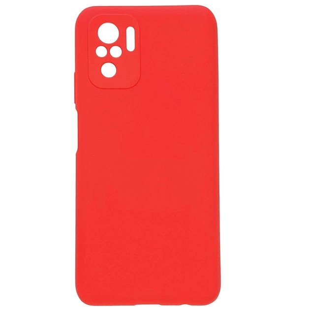Панель Xiaomi Redmi 10 Silicone Case Full Red