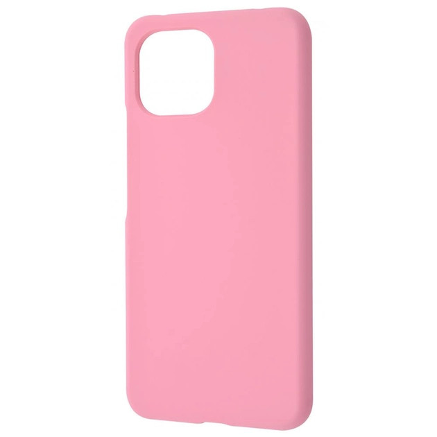 Панель Xiaomi Mi 11 Lite Wave Full Silicone Cover Light Pink