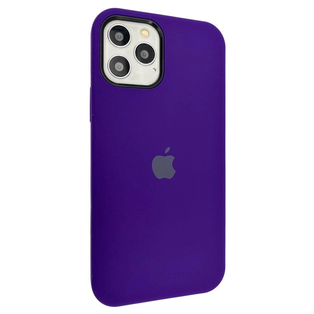 Панель iPhone 12 Pro Max Silicone Case Full Cover Ultra violet