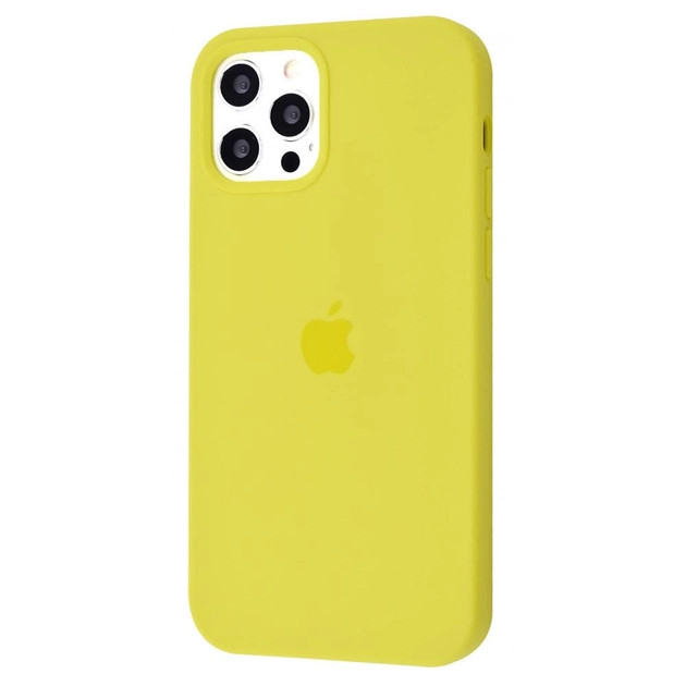 Панель iPhone 12/12 Pro Silicone Case Full Cover Lemonade