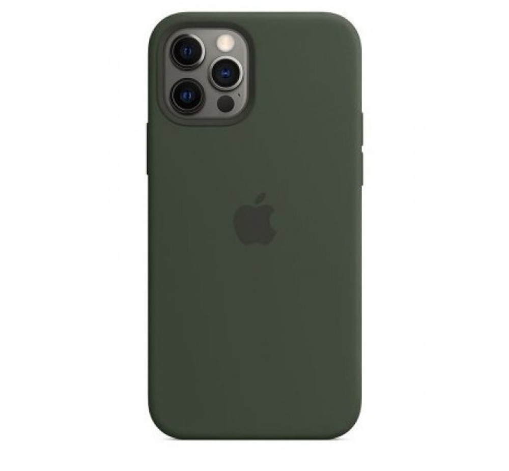 Панель iPhone 12/12 Pro Silicone Case MagSafe original 6.1 Cyprus Green