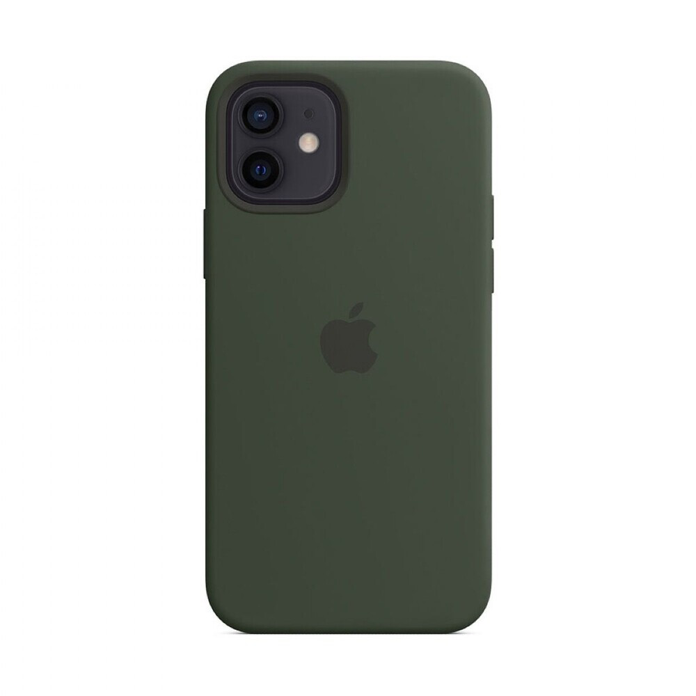Панель iPhone 12/12 Pro Silicone Case original 6.1 Cyprus Green
