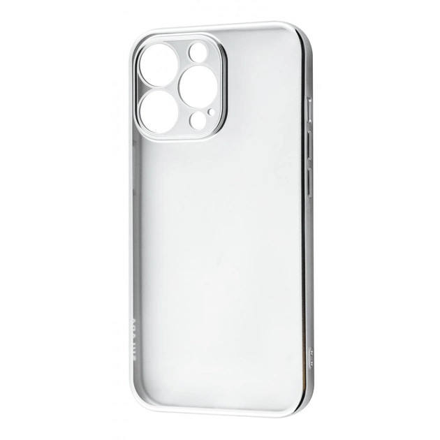 Чехол-накладка iPhone 13 Pro Sulada Natural Color Grey silver