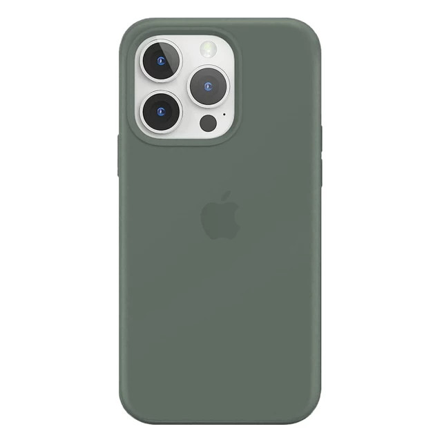 Чехол-накладка iPhone 13 Pro Silicone Case Original Pine green