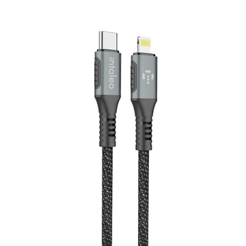 Кабель USB Intaleo CBGPD30WTL1 USB-Lightning 1.2м Grey (1283126518089)