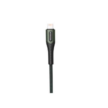 Кабель USB SkyDolphin S01L USB - Lightning 1м Dark Green (USB-000580)