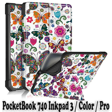 Аксессуары для электронных книг  BeCover Ultra Slim Origami for PocketBook 740 Inkpad 3/Color/Pro Butterfly (707452)