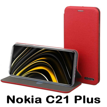 Чехол-книжка BeCover Exclusive for Nokia C21 Plus Burgundy Red (707918)