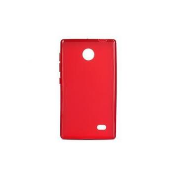 Чехол-накладка Drobak Nokia X/Elastic PU/Red (215119)