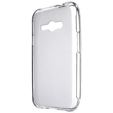 Чехол-накладка Drobak Elastic PU для Samsung Galaxy J1 Ace SM-J110 White Clear (216969)