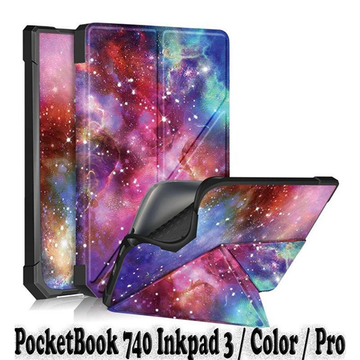 Аксессуары для электронных книг  BeCover Ultra Slim Origami for PocketBook 740 Inkpad 3/Color/Pro Space (707458)