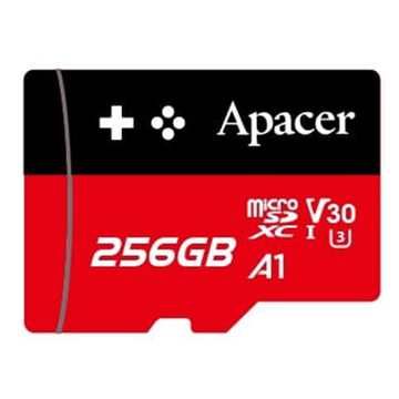 Карта памяти Apacer MicroSDXC 256GB UHS-I/U3 Class 10 (AP256GMCSX10U7-RAGC)